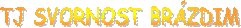 TJ SVORNOST BR�ZDIM